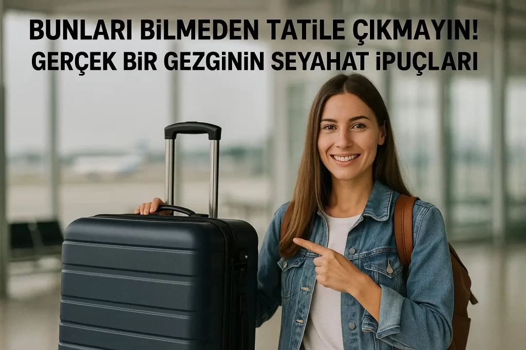 Bunları Bilmeden Tatile Çıkmayın!