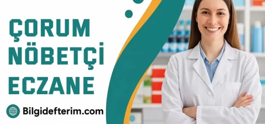 Çorum Nöbetçi Eczane