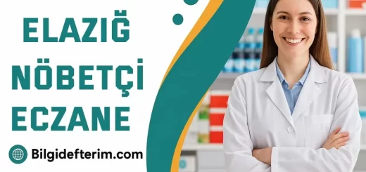 Elazığ Nöbetçi Eczane